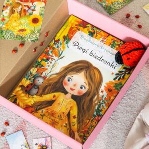 zestaw - książka i biedronka